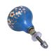 Slate Blue Floral Hand Pinded Indian Kashmiri Cabinet Knobs